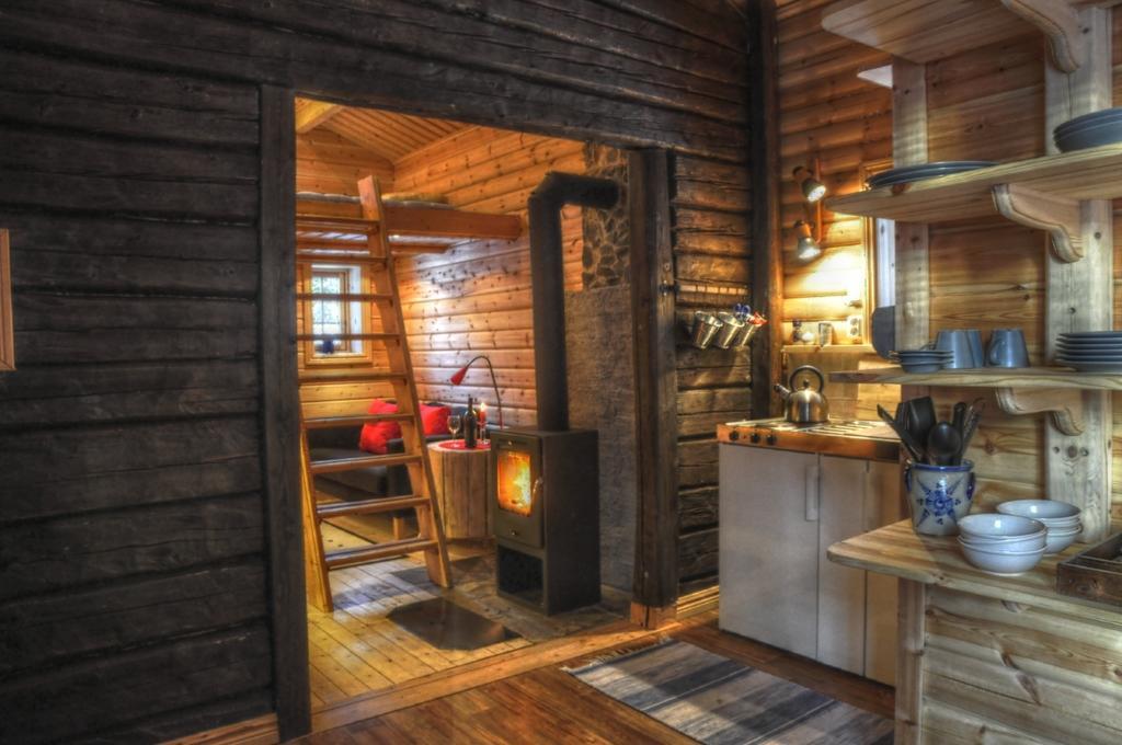 Cottage On Wild River In Lapland/Sweden Karlsten Zimmer foto