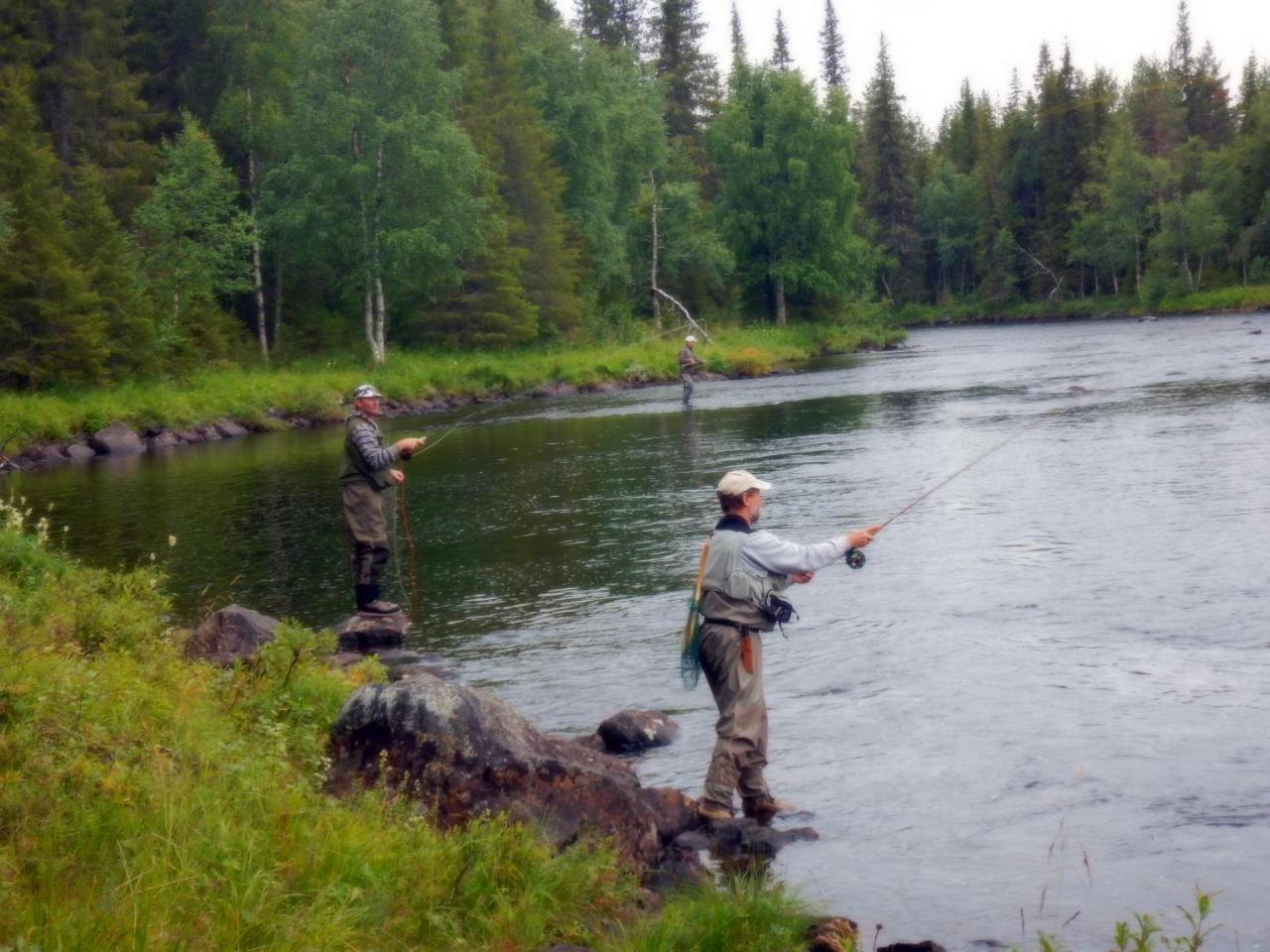 Cottage On Wild River In Lapland/Sweden Karlsten Exterior foto